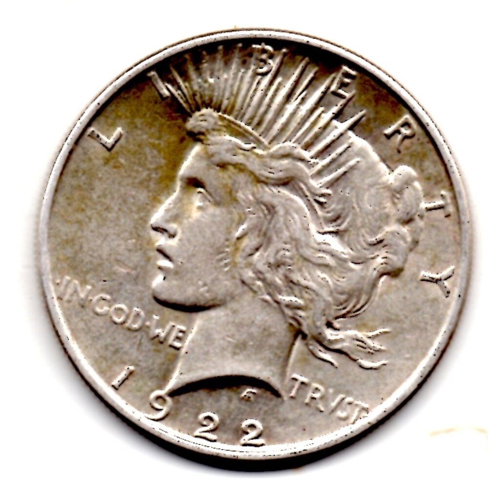 Granny Estate Find - 1922 Peace Dollar